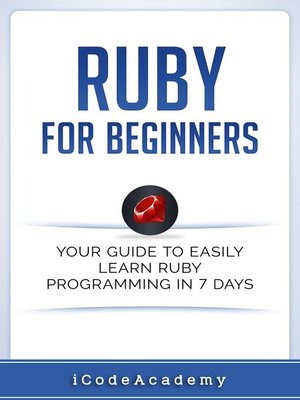 cover image of Ruby For Beginners